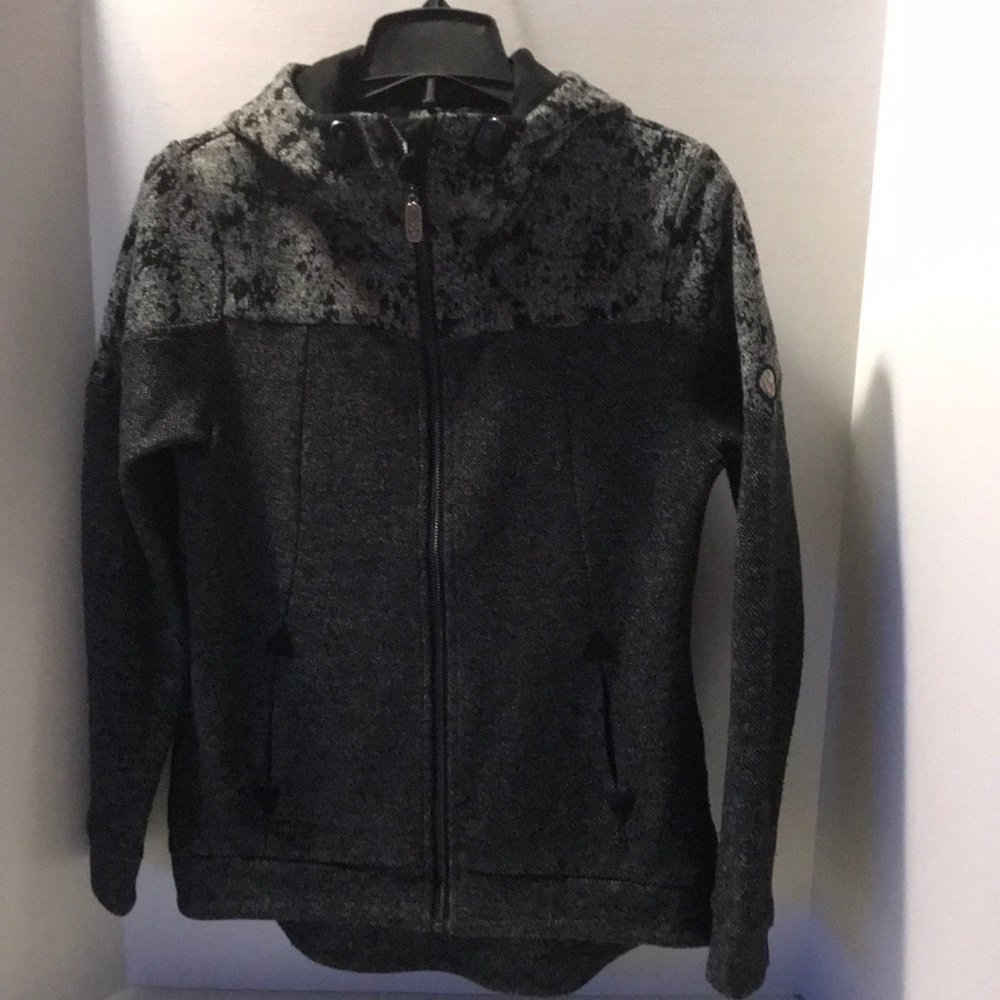 Three Stones zippered hoodie jacket